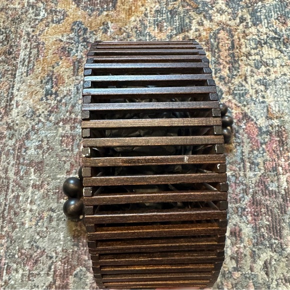 Cult Gaia Luna Bamboo Crossbody Bag, Dark Brown - Picture 6 of 8